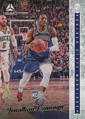 #246 Jonathan Kuminga - Golden State Warriors - 2021-22 Panini Chronicles Basketball