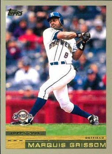 #246 Marquis Grissom - Milwaukee Brewers - 2000 Topps Baseball