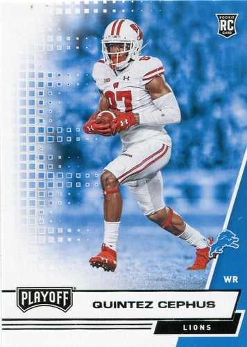 #246 Quintez Cephus - Detroit Lions - 2020 Panini Playoff Football