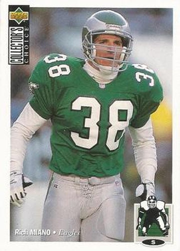 #246 Rich Miano - Philadelphia Eagles - 1994 Collector's Choice Football