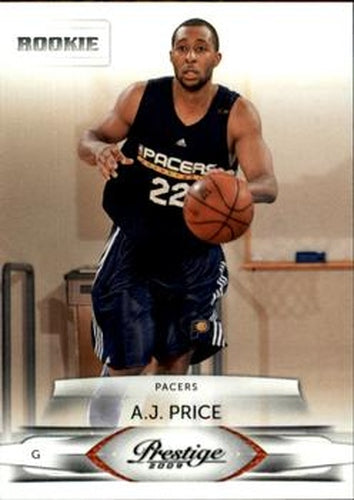 #246 A.J. Price - Indiana Pacers - 2009-10 Panini Prestige Basketball