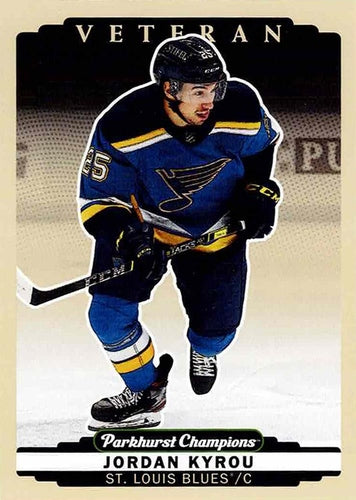 #246 Jordan Kyrou - St. Louis Blues - 2022-23 Parkhurst Champions Hockey