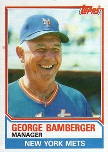 #246 George Bamberger - New York Mets - 1983 Topps Baseball