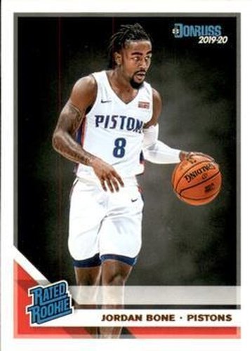 #246 Jordan Bone - Detroit Pistons - 2019-20 Donruss Basketball