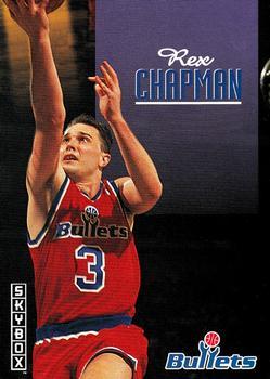 #246 Rex Chapman - Washington Bullets - 1992-93 SkyBox Basketball