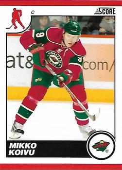 #246 Mikko Koivu - Minnesota Wild - 2010-11 Score Hockey