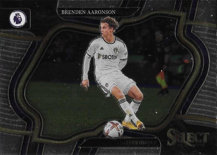 #246 Brenden Aaronson - Leeds United - 2022-23 Panini Select Premier League Soccer