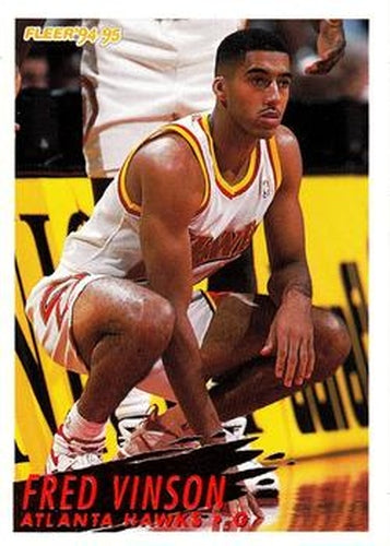 #246 Fred Vinson - Atlanta Hawks - 1994-95 Fleer Basketball
