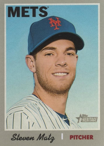 #246 Steven Matz - New York Mets - 2019 Topps Heritage Baseball