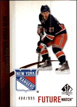 #247 Ryan McDonagh - New York Rangers - 2010-11 SP Authentic Hockey