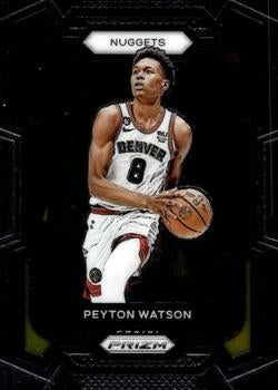 #247 Peyton Watson - Denver Nuggets - 2023-24 Panini Prizm Basketball