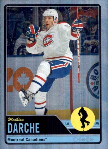 #247 Mathieu Darche - Montreal Canadiens - 2012-13 O-Pee-Chee - Rainbow Hockey
