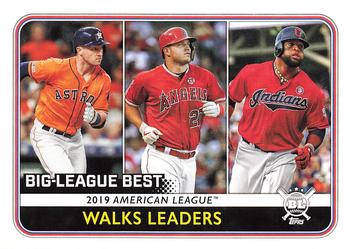 #247 Alex Bregman / Mike Trout / Carlos Santana - Houston Astros / Los Angeles Angels / Cleveland Indians - 2020 Topps Big League Baseball
