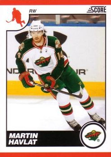 #247 Martin Havlat - Minnesota Wild - 2010-11 Score Hockey