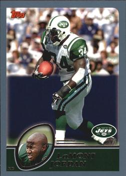 #247 LaMont Jordan - New York Jets - 2003 Topps Football