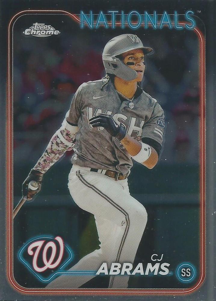 #247 CJ Abrams - Washington Nationals - 2024 Topps Chrome Baseball