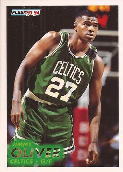 #247 Jimmy Oliver - Boston Celtics - 1993-94 Fleer Basketball