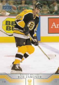 #247 Rob Zamuner - Boston Bruins - 2001-02 Upper Deck Hockey