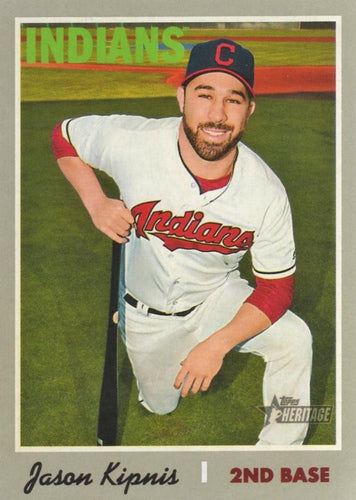 #247 Jason Kipnis - Cleveland Indians - 2019 Topps Heritage Baseball