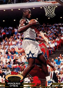 #247 Shaquille O'Neal - Orlando Magic - 1992-93 Stadium Club Basketball