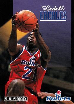 #247 Ledell Eackles - Washington Bullets - 1992-93 SkyBox Basketball