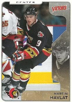 #247 Martin Havlat - Ottawa Senators - 2001-02 Upper Deck Victory Hockey