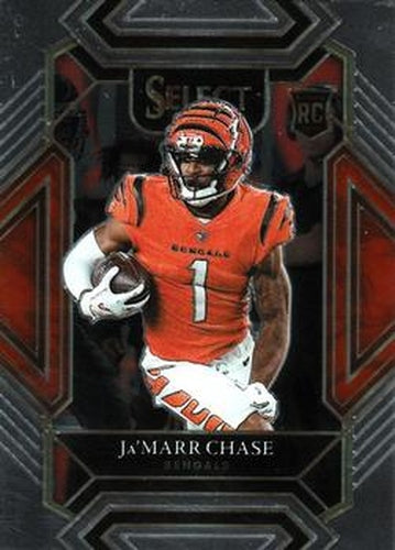 #247 Ja'Marr Chase - Cincinnati Bengals - 2021 Panini Select Football
