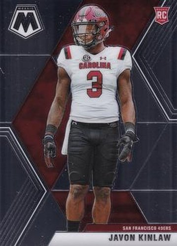 #247 Javon Kinlaw - San Francisco 49ers - 2020 Panini Mosaic Football