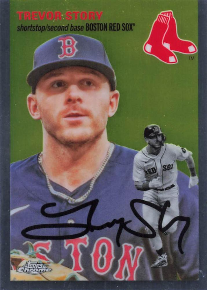 #247 Trevor Story - Boston Red Sox - 2023 Topps Chrome Platinum Anniversary Baseball