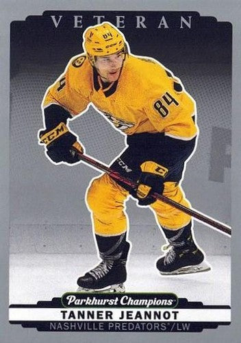 #247 Tanner Jeannot - Nashville Predators - 2022-23 Parkhurst Champions - Silver Hockey