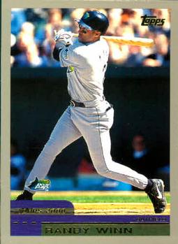 #247 Randy Winn - Tampa Bay Devil Rays - 2000 Topps Baseball