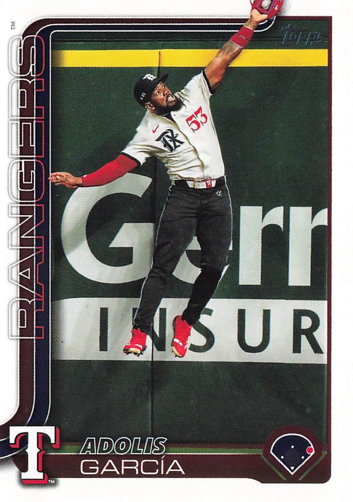 #247 Adolis García - Texas Rangers - 2025 Topps Baseball