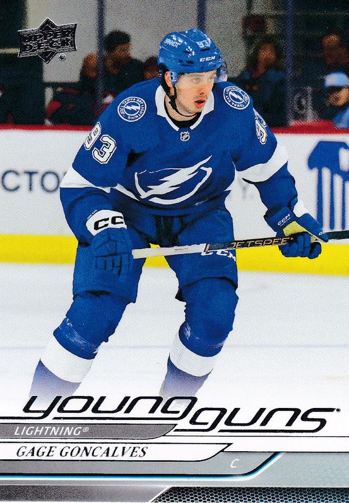 #247 Gage Goncalves - Tampa Bay Lightning - 2024-25 Upper Deck Hockey
