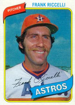 #247 Frank Riccelli - Houston Astros - 1980 Topps Baseball