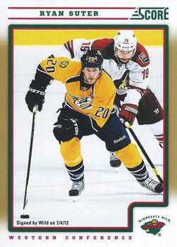 #247 Ryan Suter - Minnesota Wild - 2012-13 Score - Gold Rush Hockey