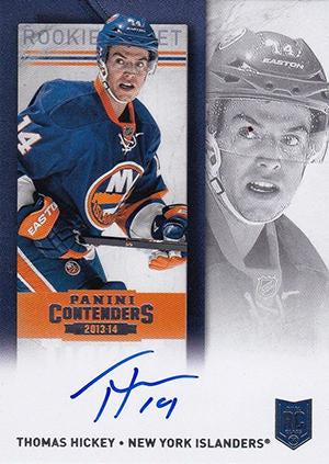 #247a Thomas Hickey - New York Islanders - 2013-14 Panini Contenders Hockey