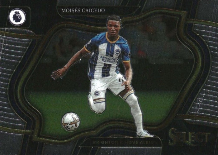 #248 Moises Caicedo - Brighton & Hove Albion - 2022-23 Panini Select Premier League Soccer