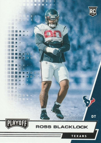 #248 Ross Blacklock - Houston Texans - 2020 Panini Playoff Football