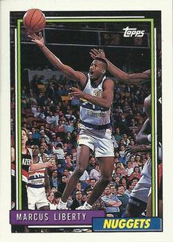 #248 Marcus Liberty - Denver Nuggets - 1992-93 Topps Basketball