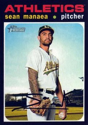 #248 Sean Manaea - Oakland Athletics - 2020 Topps Heritage Baseball