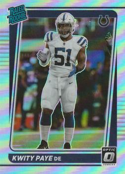 #248 Kwity Paye - Indianapolis Colts - 2021 Donruss Optic - Holo Football