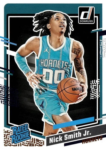 #248 Nick Smith Jr. - Charlotte Hornets - 2023-24 Donruss Basketball