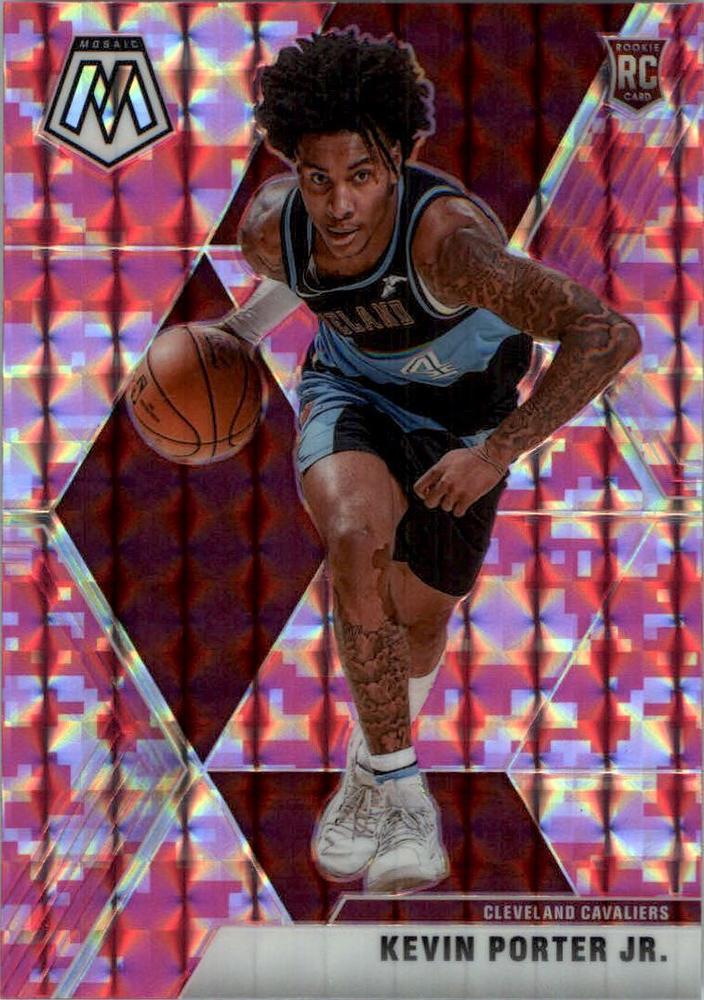 #248 Kevin Porter Jr. - Cleveland Cavaliers - 2019-20 Panini Mosaic - Camo Pink Basketball