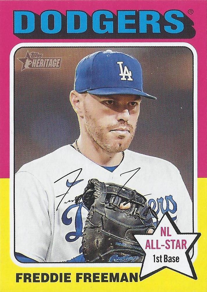 #248 Freddie Freeman - Los Angeles Dodgers - 2024 Topps Heritage Baseball