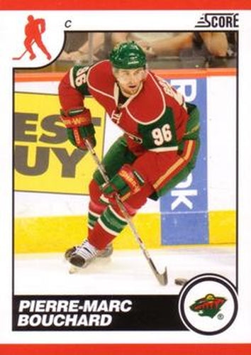 #248 Pierre-Marc Bouchard - Minnesota Wild - 2010-11 Score Hockey