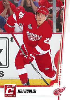 #248 Jiri Hudler - Detroit Red Wings - 2010-11 Donruss Hockey