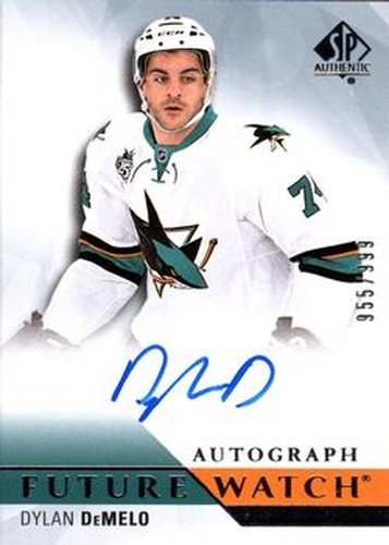 #248 Dylan DeMelo - San Jose Sharks - 2015-16 SP Authentic Hockey