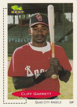 #248 Cliff Garrett - Quad City Angels - 1991 Classic Best Baseball