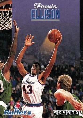 #248 Pervis Ellison - Washington Bullets - 1992-93 SkyBox Basketball