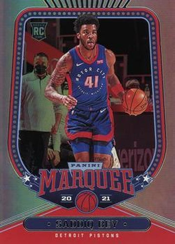 #248 Saddiq Bey - Detroit Pistons - 2020-21 Panini Chronicles Basketball